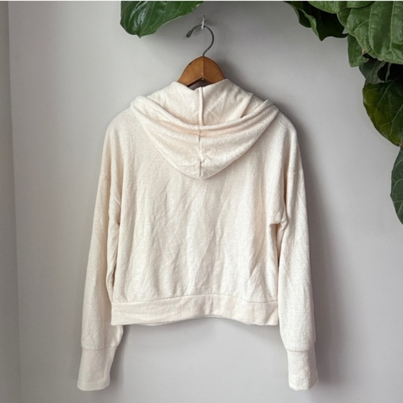 Gypsy Cloud Cozy Cream Hoodie with Drawstring - Picture 4 of 4